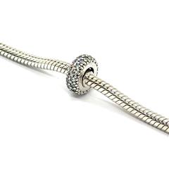 PANDORA CZ TIMELESS PAVE CHARM 1.1G